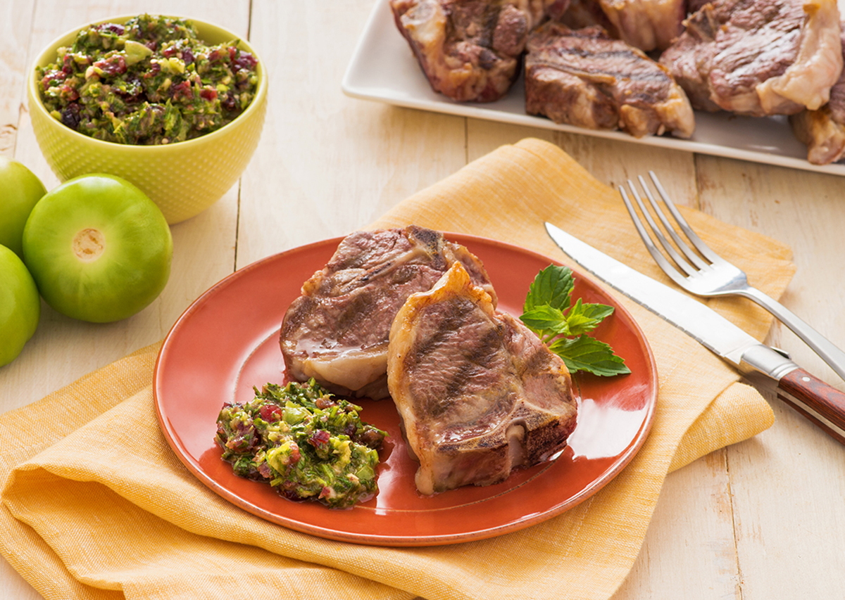 Grilled Lamb Chops with Salsa Verde Recipe Foreman